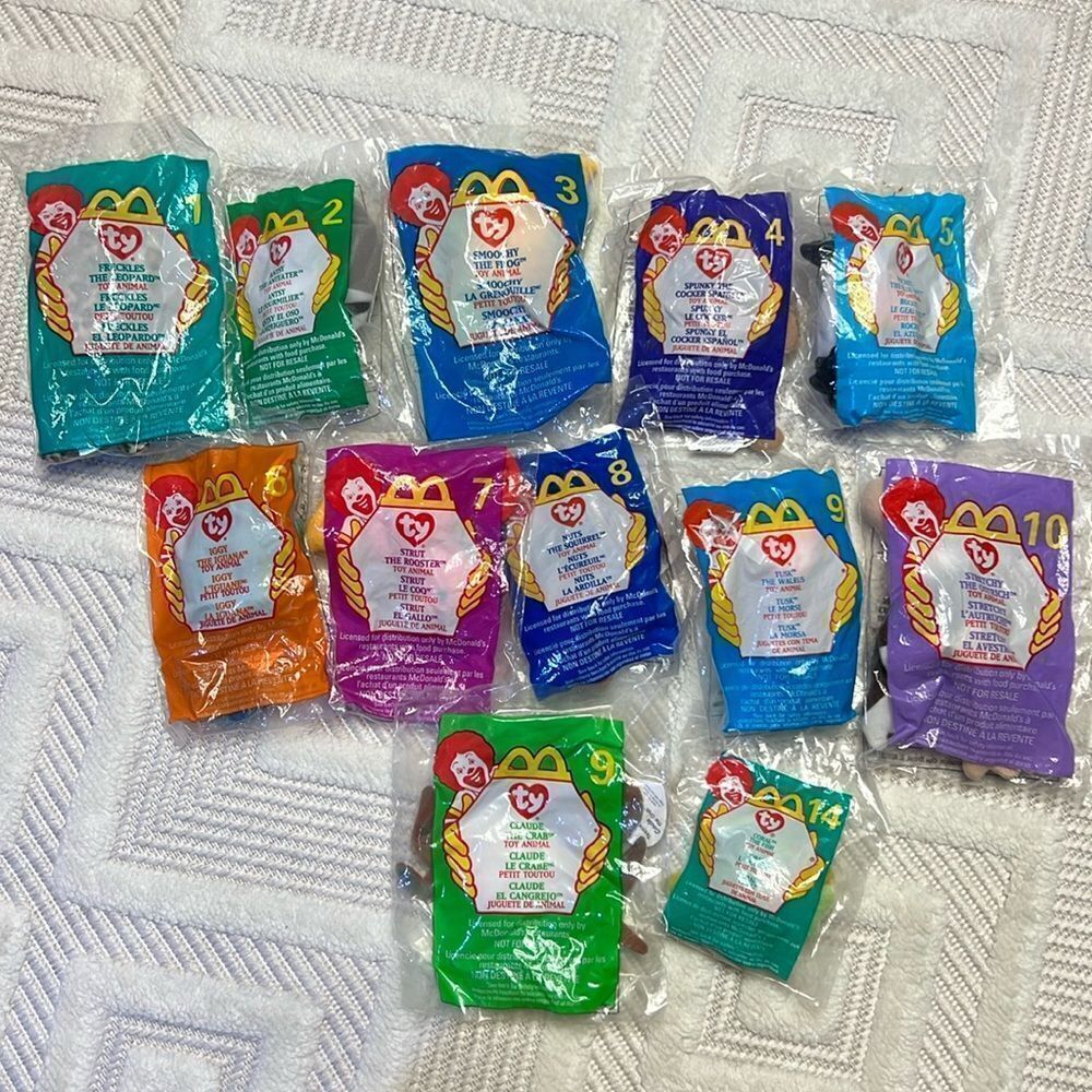 BEANIE BABY - MCDONALDS - Complete Set - 1993